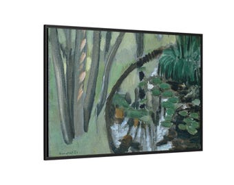 The Stream, Maintenon (1918) by Henri Matisse / Framed canvas on American box
