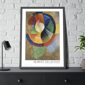 Formes circulaires, Soleil N.2 (1912-13) by Robert Delaunay / ART&#39;s Collection Series Framed Poster