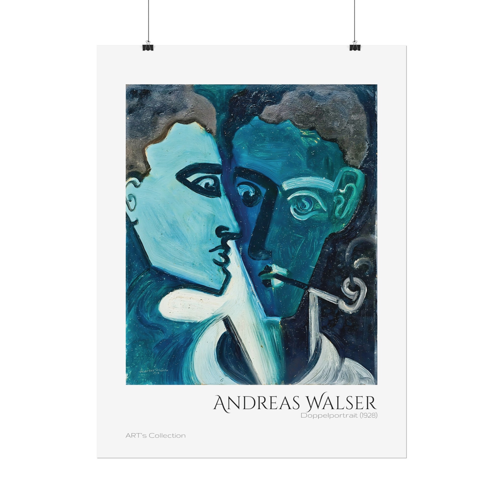 Doppelportrait (1928) by Andreas Walser / Poster - Art's