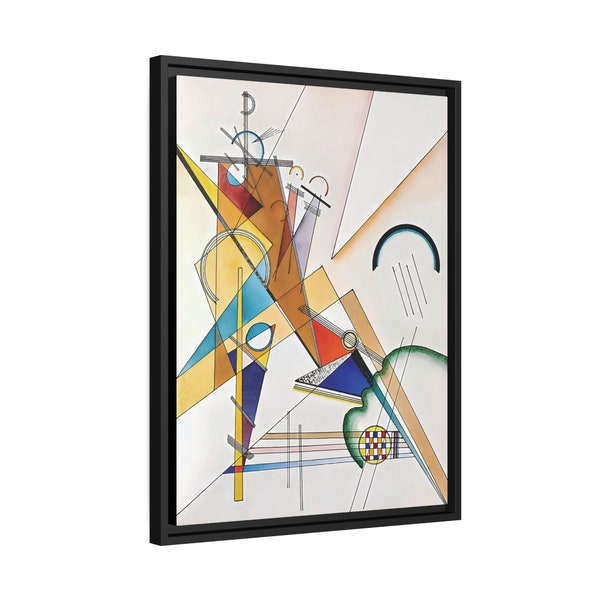 Tissu (1923) by Wassily Kandinsky / Toile encadrée sur caisse américaine