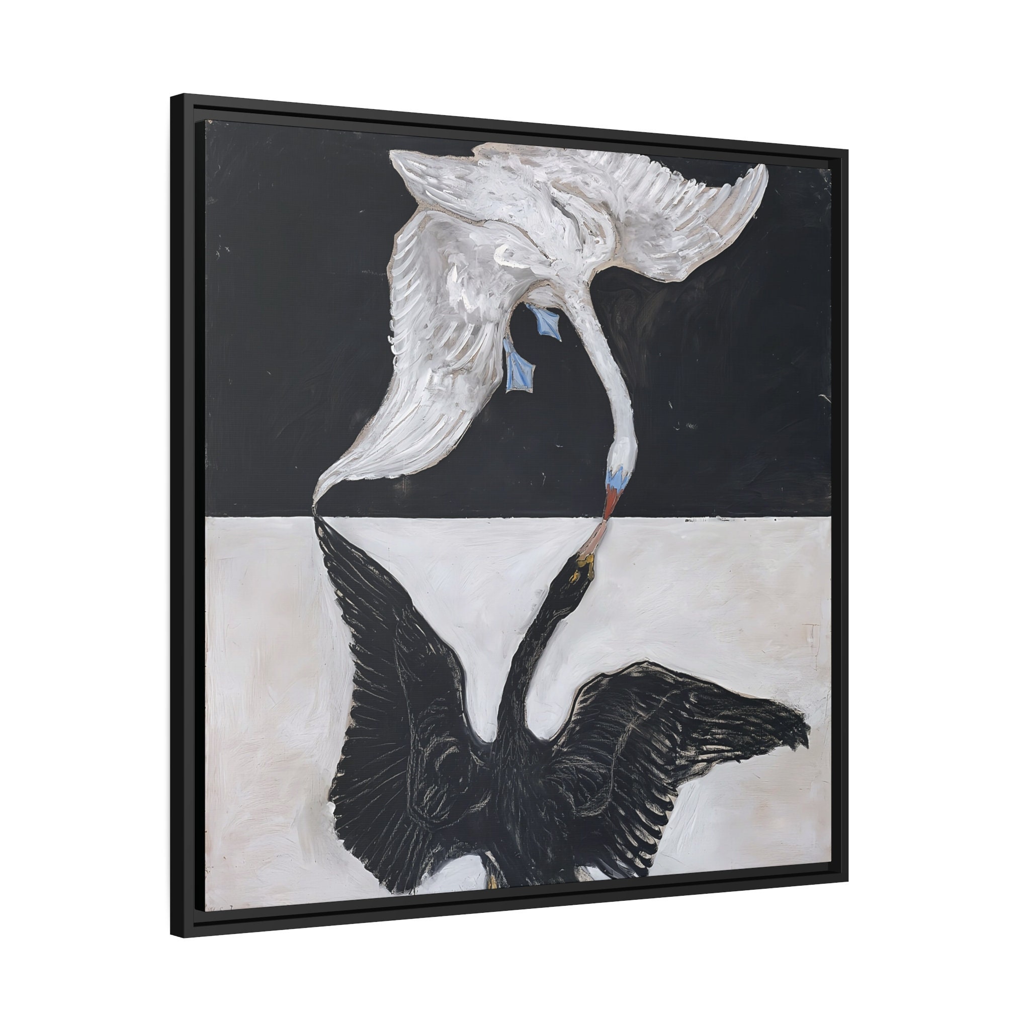 Group IX,SUW, the Swan, No. 1 (1915) by Hilma Af Klint / Framed