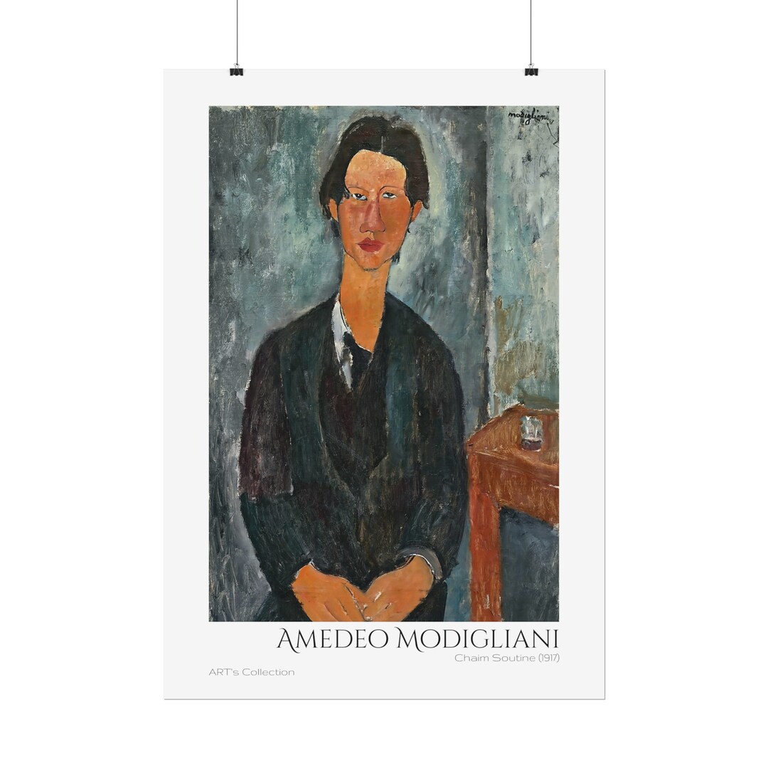 Soutine Poster Chaim Soutine (1917) by Amedeo Modigliani / Poster - Art's Collection ...