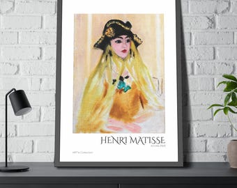 Ancilla (1921) by Henri Matisse / Framed Poster ART's Collection series