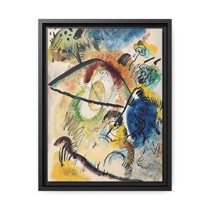 Watercolor IX With Black Lines 1913 by Wassily Kandinsky / Toile encadrée sur caisse américaine image 5