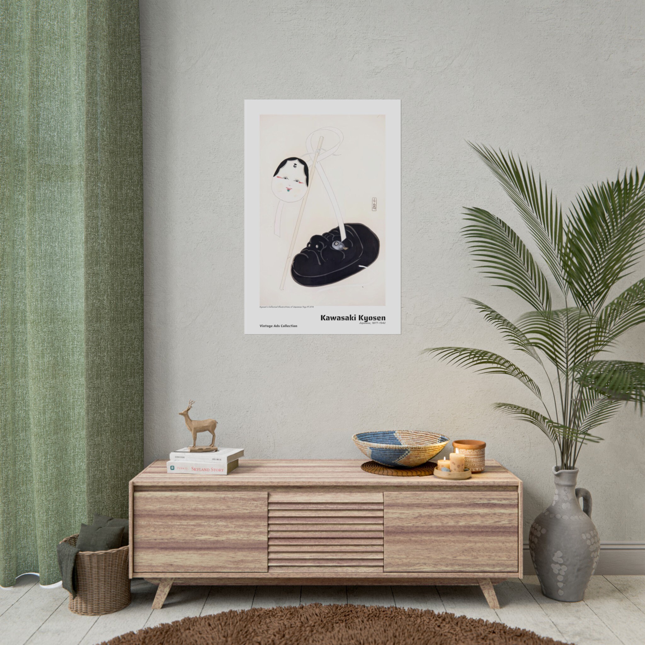 【人気沸騰】 Kyosen's Collected Illustrations of Japanese Toys Pl.074 絵画