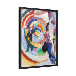 Crimes of Passion (1914) by Robert Delaunay / Framed canvas on American box