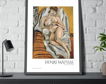 Nude Woman (1915) by Henri Matisse / Framed Poster ART's Collection series