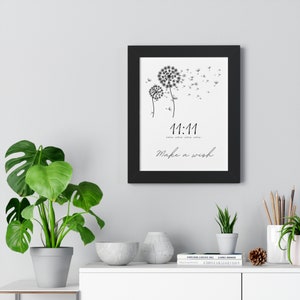 Law Of Attraction 11:11 Print | Manifestation Print | Make a Wish | Gratitude Prints | Positive Print | Spiritual Prints | Christmas Gifts
