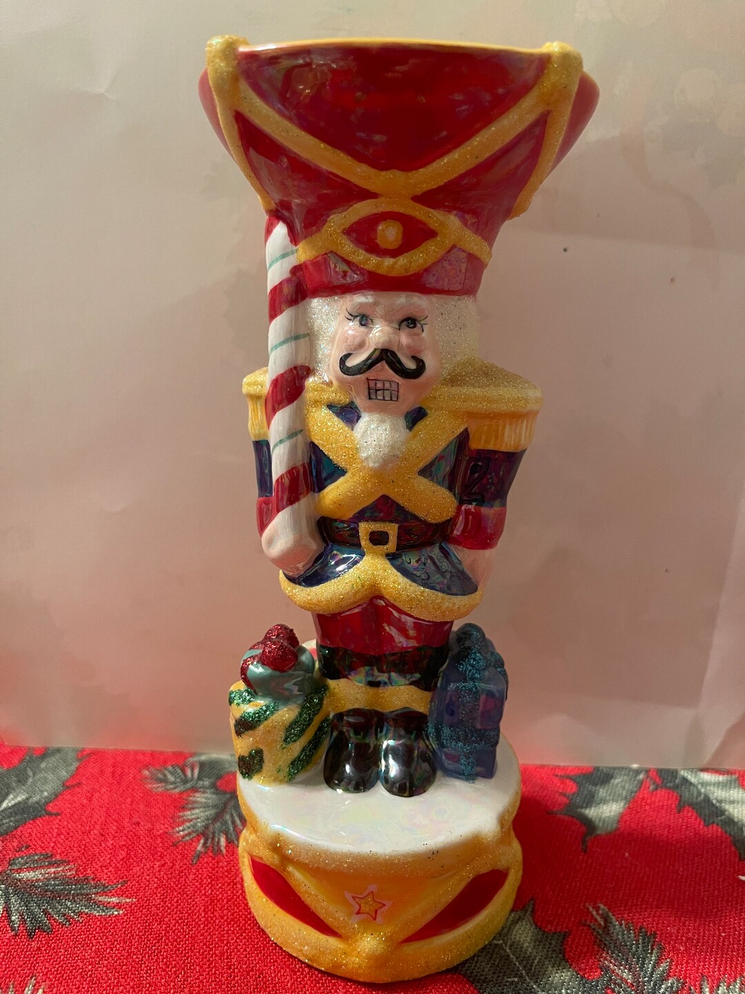 Kurt Adler Nutcracker Candle Holder Etsy