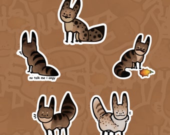 Loth Cat Sticker Pack