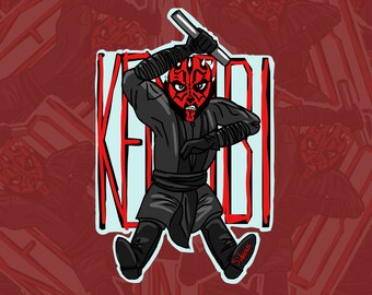 Phantom Apprentice Sticker - Weather-Resistant Matte Vinyl (1.6x2.5)
