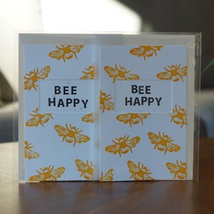 Handmade Card (Bee Happy)