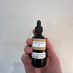 Organic Liquid Plant Fertilizer, THRIVING PLANTS, Houseplants, Garden, Gift for Her, Gift for Him, Plant Gift