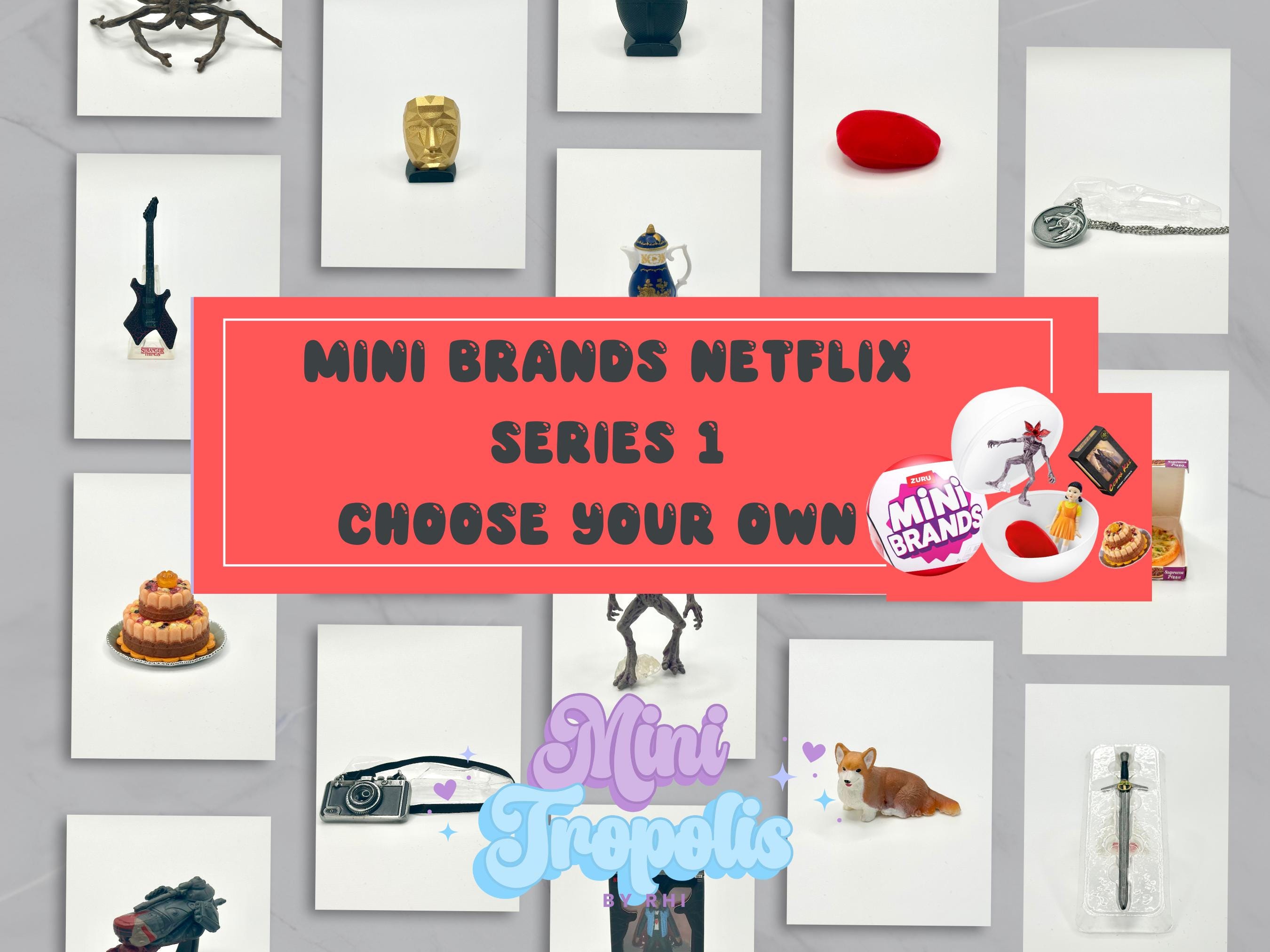Mini Brands Netflix Series 1 *You Choose* Iconic Show Themed Minis!