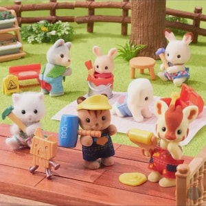 Calico Critters Sylvanian Families Baby Builder Series Blind Bag Figures Revealed *Choose Your Baby*
