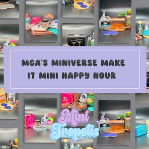 MGA&#39;s Miniverse Make It Mini Happy Hour *Choose Your Kit*