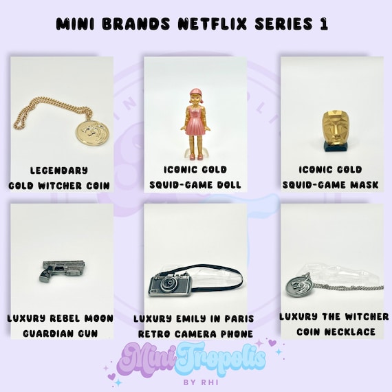 Mini Brands Netflix Series 1 *you Choose* Iconic Show Themed