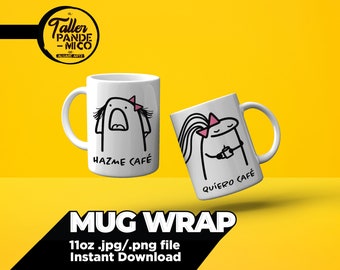 Hazme Café Coffee Mug Wrap
