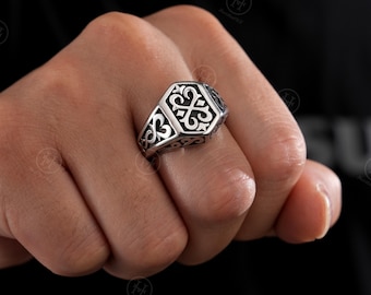 Wikinger Hammer Ring Edelstahl: Nordisches Design, Unisex Schmuck