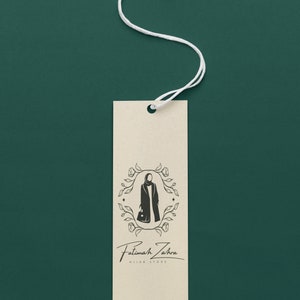 Hijab Store Logo, Elegant Hijab & Abaya Store Logo Design Muslim Woman Shop Logo, Editable Canva Template zdjęcie 7