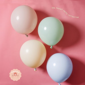 Pastel balloon arch kit diy balloon garland easter party decor light blue balloon arch pastel birthday balloon backdrop unicorn birthday