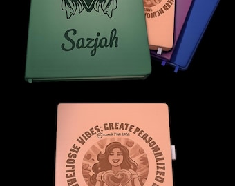 Personlig journal: Färgglad anteckningsbok, anpassad design