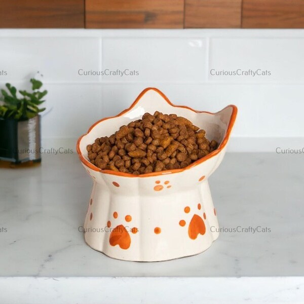 Elevated Cat Bowls Etsy
