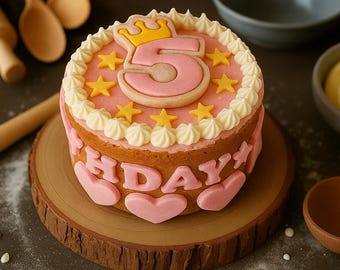 Dog Birthday Cake (Pink)