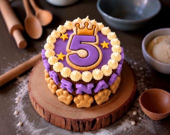 Paw Dog Cake (PURPLE)