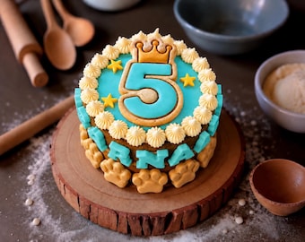 Paw Dog Cake (BLUE)