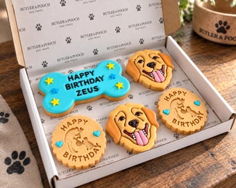 Labrador/Retriever Birthday Biscuit Set