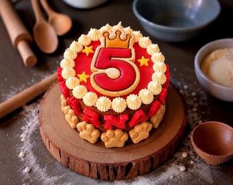 Paw Dog Cake (RED)