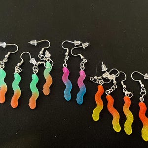 Kooky Gummy Worm Earrings
