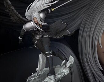 Final Fantasy - Sephiroth (Diorama) - 3D Digital Model - STL