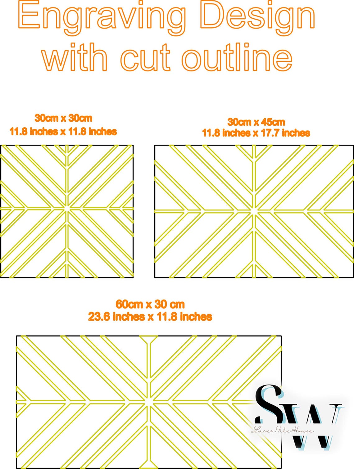 Rectangular Herringbone Pattern Dimensions Rectangle Herringbone SVG File - Laser Cut and Engrave Template - 3 ...