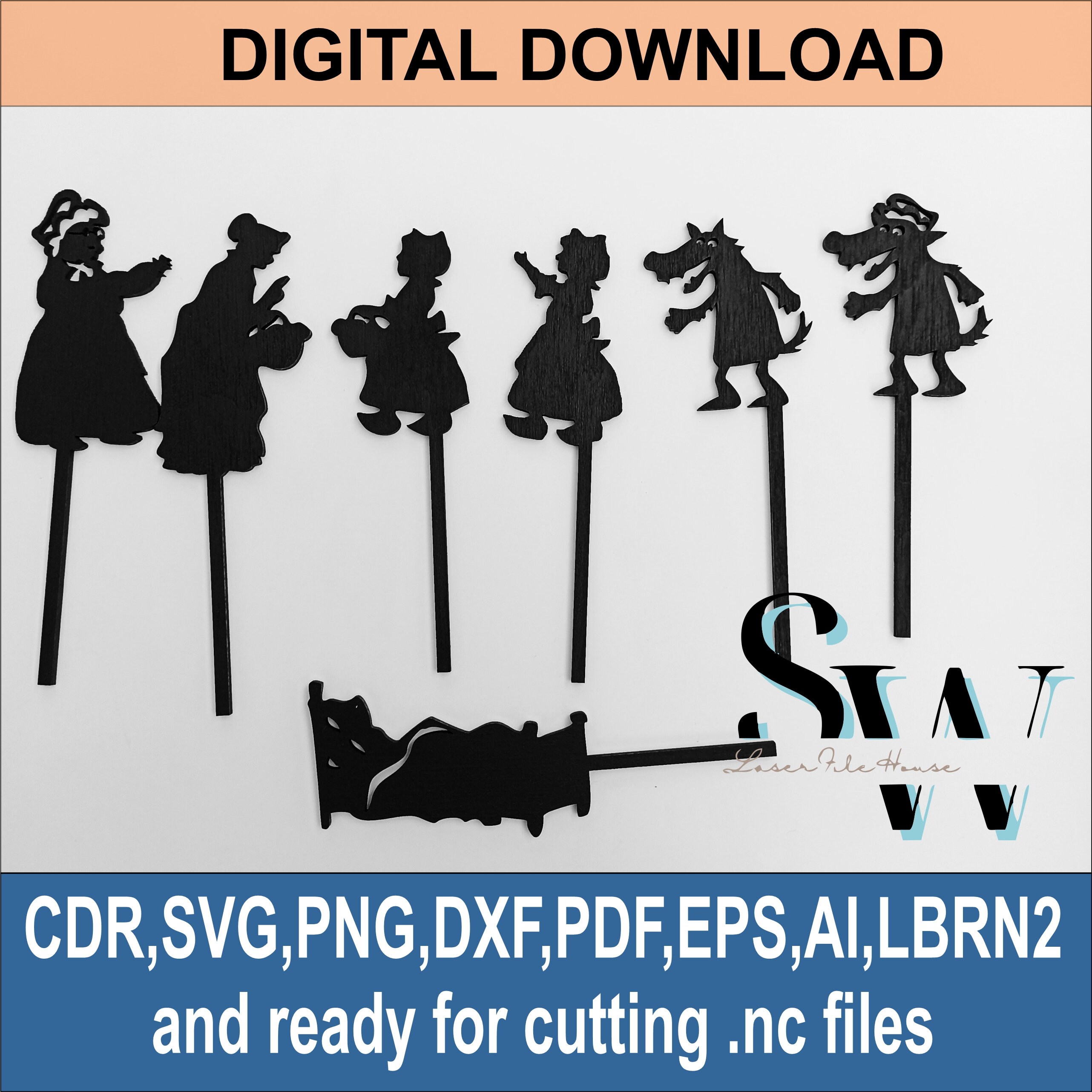 Red Riding Hood Silhouette