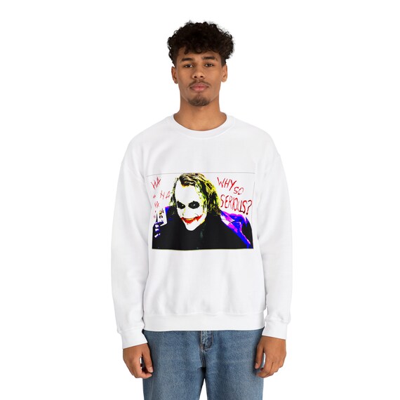 HEATH LEDGER JOKER Crewneck Sweatshirt Etsy