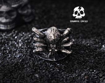 Spiked Dog Collar Ring, 316L Stainless Steel - Etsy Spiked Dog Collar Ring, 316L Stainless Steel - Etsy