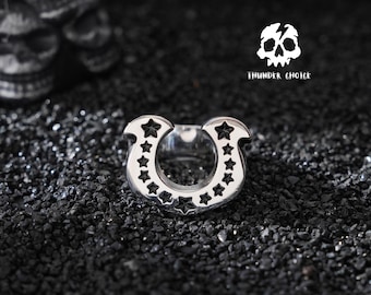 Horseshoe Shape Handmade Viking Ring Norse Rune ring for men stainless steel Viking amulet ring amulet / Pagan Gift / jewelry gift/gothic