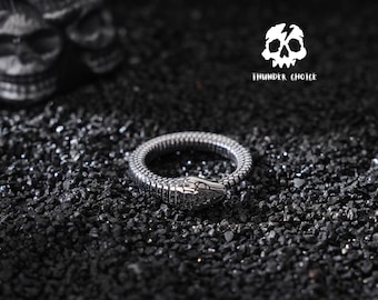 Snake Ring,Handmade Viking Rings, Amulets, Pagan Gifts, Jewelry Gifts, Gothic Jewelry