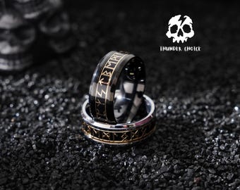 Peach Heart Ring For Men,Handmade Viking Rings, Amulets, Pagan Gifts, Jewelry Gifts, Gothic Jewelry