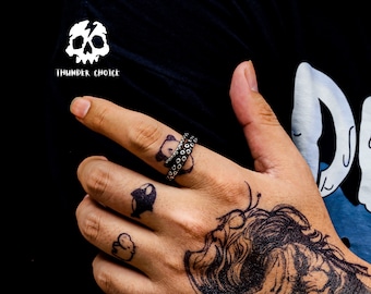 Silver Octopus Tentacle Men's Rings, Vintage Viking Squid Rings, Unusual Sea Monster Rings for Boyfriend, Men's Ocean Rings, Gothic Rings