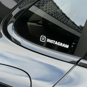 Premium Personalized Instagram Name • Stickers for Cars, Glass, Gifts and Much More...
