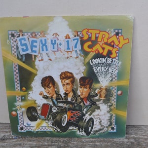 1983 オリジナル ビニール レコード STRAY CATS /Sexy 17 ロックンロール、ロカビリー