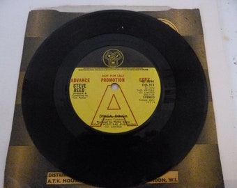 1974 original vinyle record Steve Reed Dinga Dinga Promo Record