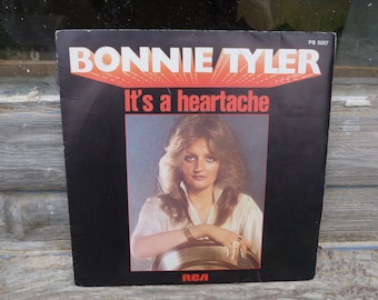 1978 Original vinyle record   BONNIE TYLER / it's a heartache /pop