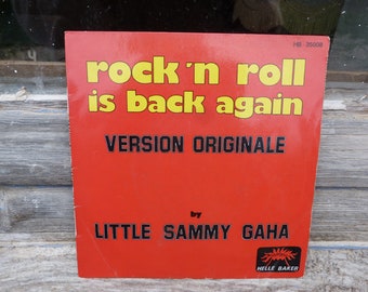 1973 Original vinyle record Little   Sammy Gaha /Rock n roll is back again Rock, Funk Soul