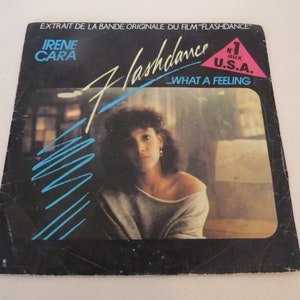1983 Original vinyle record  Irene Cara  / Flashdance  What a feeling