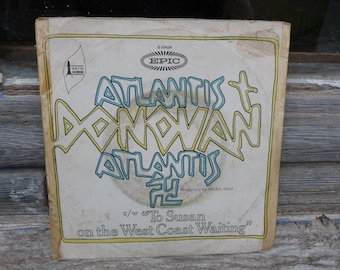 1969 Original vinyl record 7 DONOVAN / Atlantis /Folk, Folk Rock