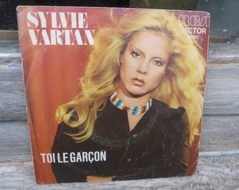 1973 Original vinyle record  SYLVIE VARTAN / Toi le garçon /French pop